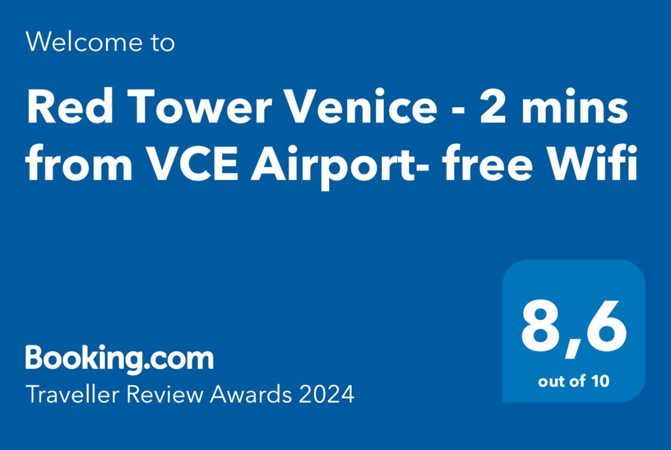 Red Tower Venice Apartment - 2 Mins From Vce Airport- Free Wifi Tessera Εξωτερικό φωτογραφία